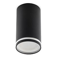 Светильник накладной Smartbuy TS2008 GU10 220В Черный 55х100мм картинка 